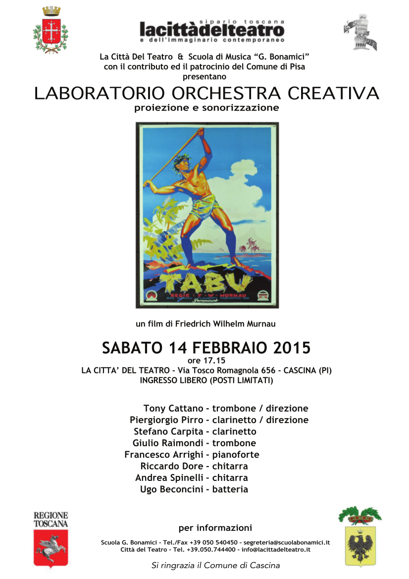 LOC presenta “Proiezione e Sonorizzazione del film di Murnau TABU”