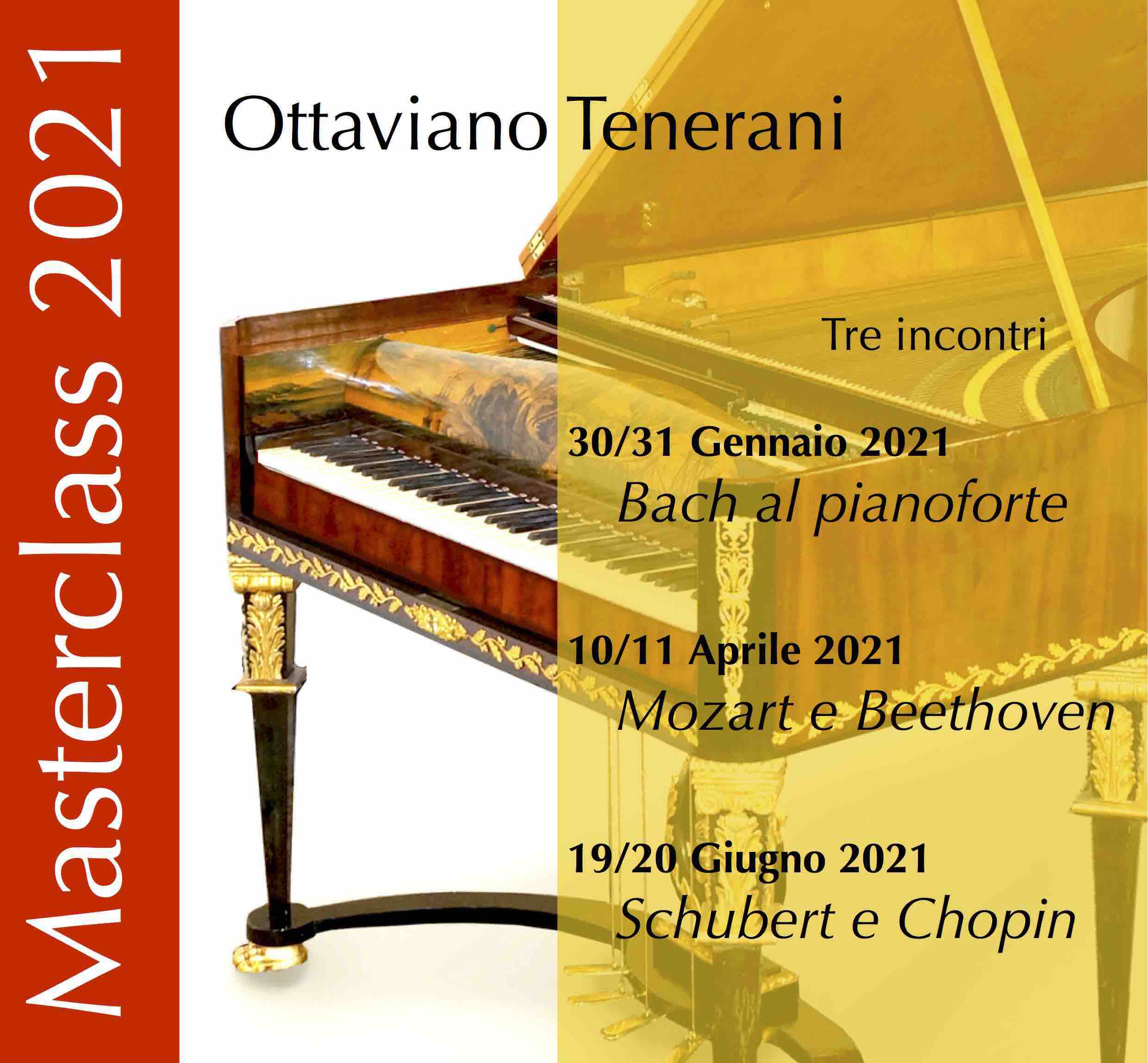 Masterclass con il M.° Tenerani: Tre incontri con il pianoforte