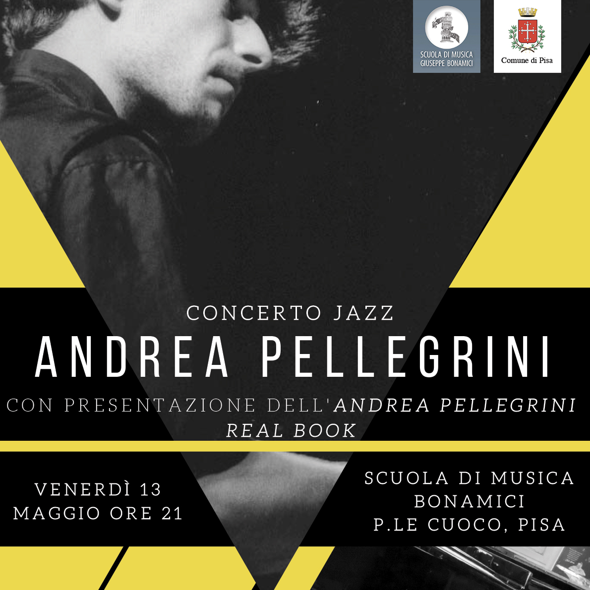 Concerto jazz di Andrea Pellegrini alla Scuola Bonamici