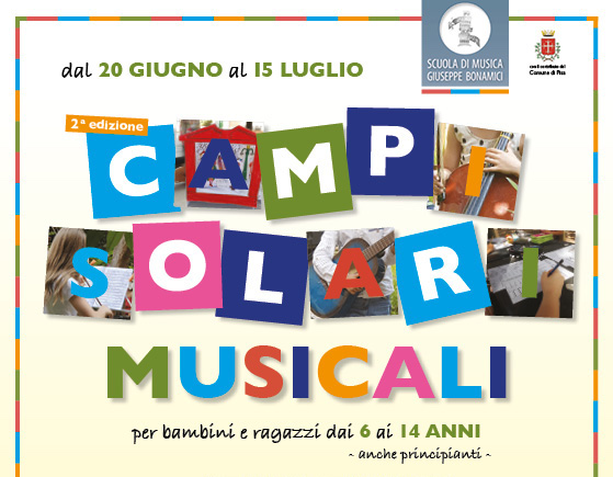 Campi Solari Musicali 2022 – 2ª edizione