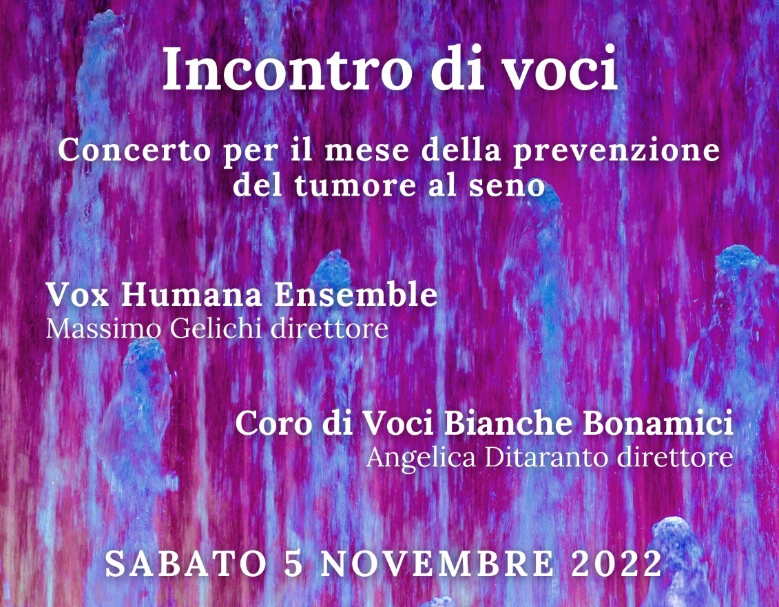 Incontro di voci, concerto con il coro di voci bianche