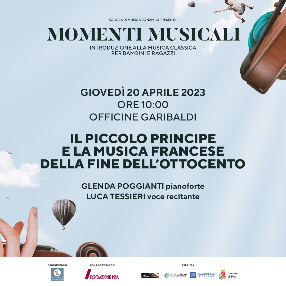 Momenti Musicali:  il Piccolo Principe e la musica francese di fine Ottocento