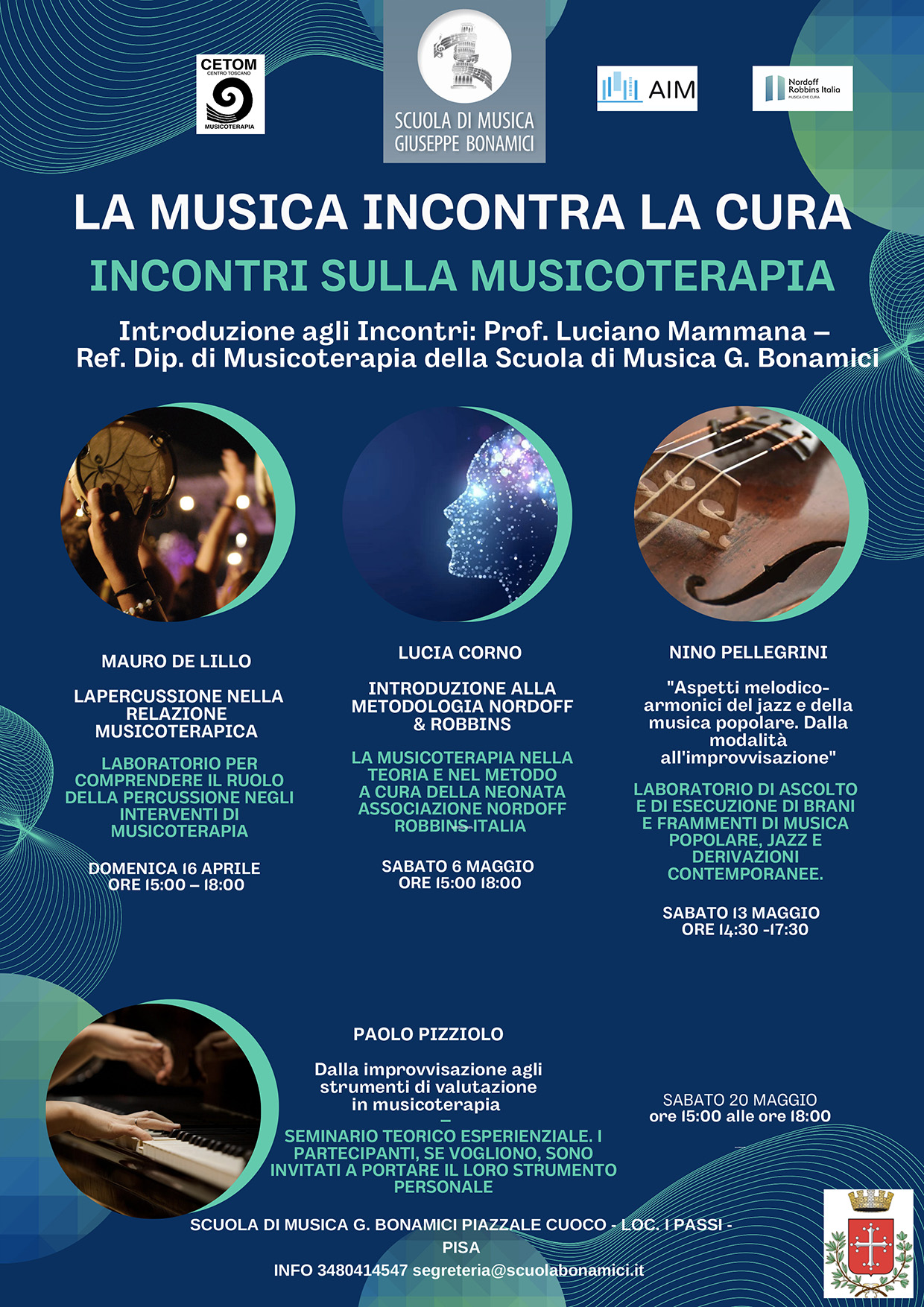 La musica incontra la cura: incontri sulla Musicoterapia