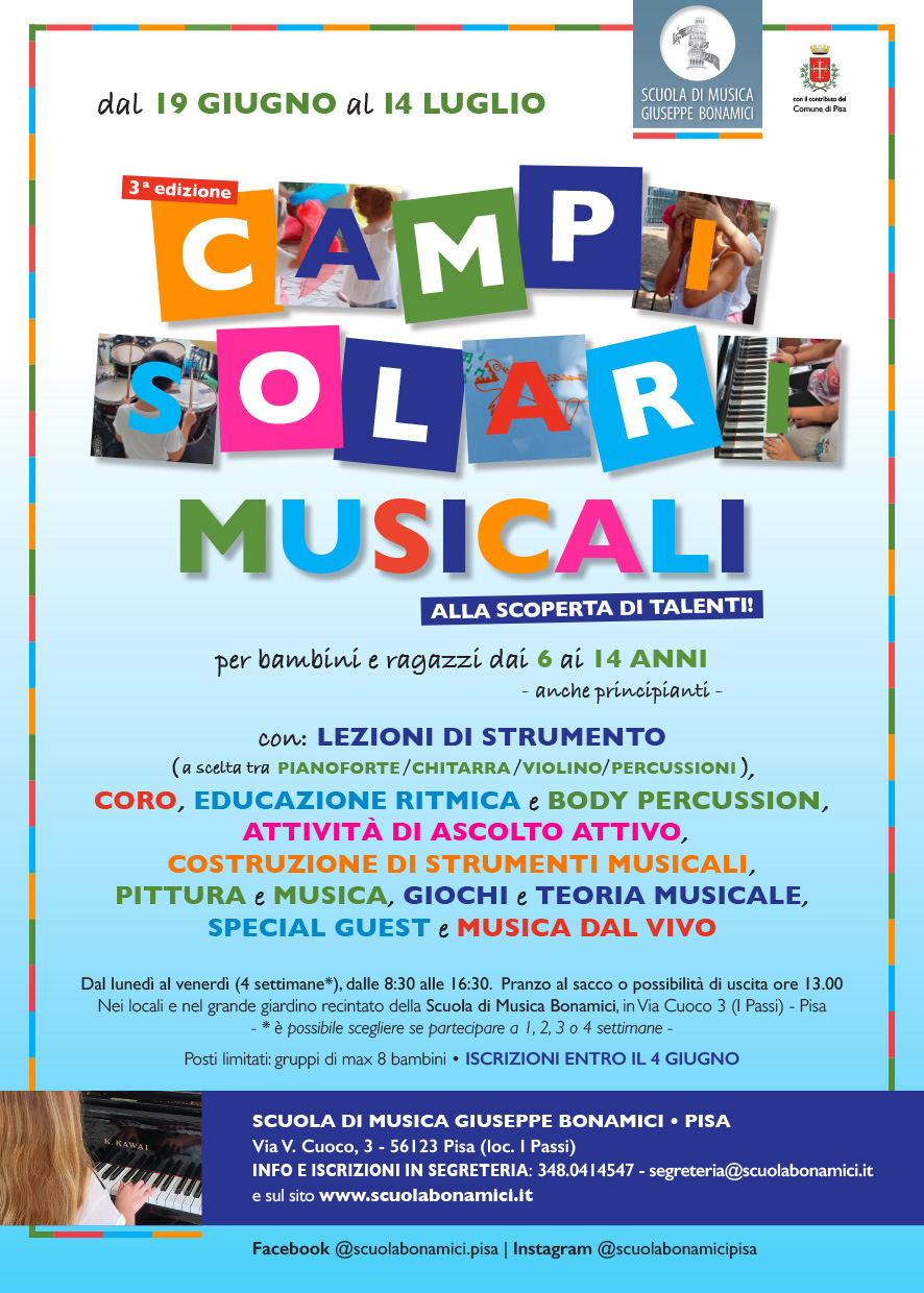 Campi Solari 2023. Alla scoperta di talenti!