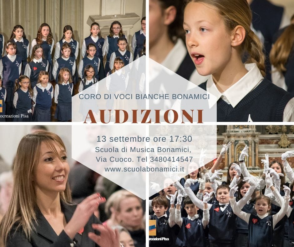 Audizioni per il Coro di Voci Bianche Bonamici