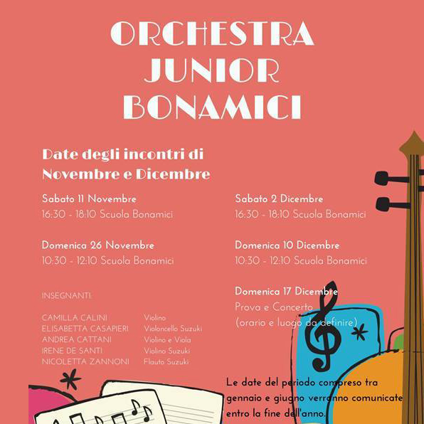 Orchestra Junior Bonamici