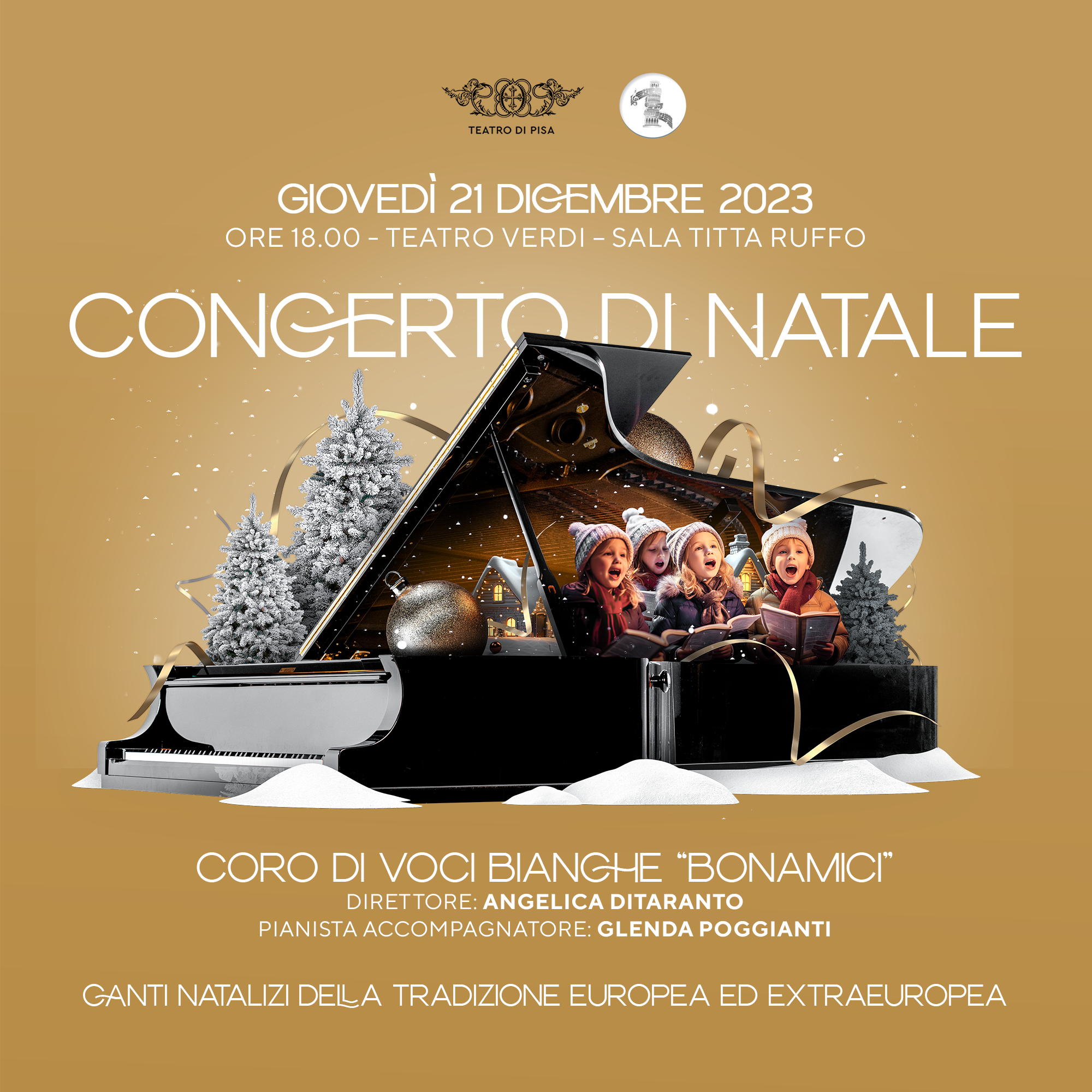 Concerto di Natale al Verdi con il Coro di Voci Bianche