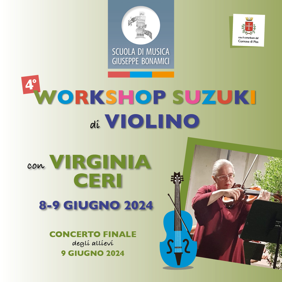 Workshop Suzuki con Virginia Ceri – 4ª edizione