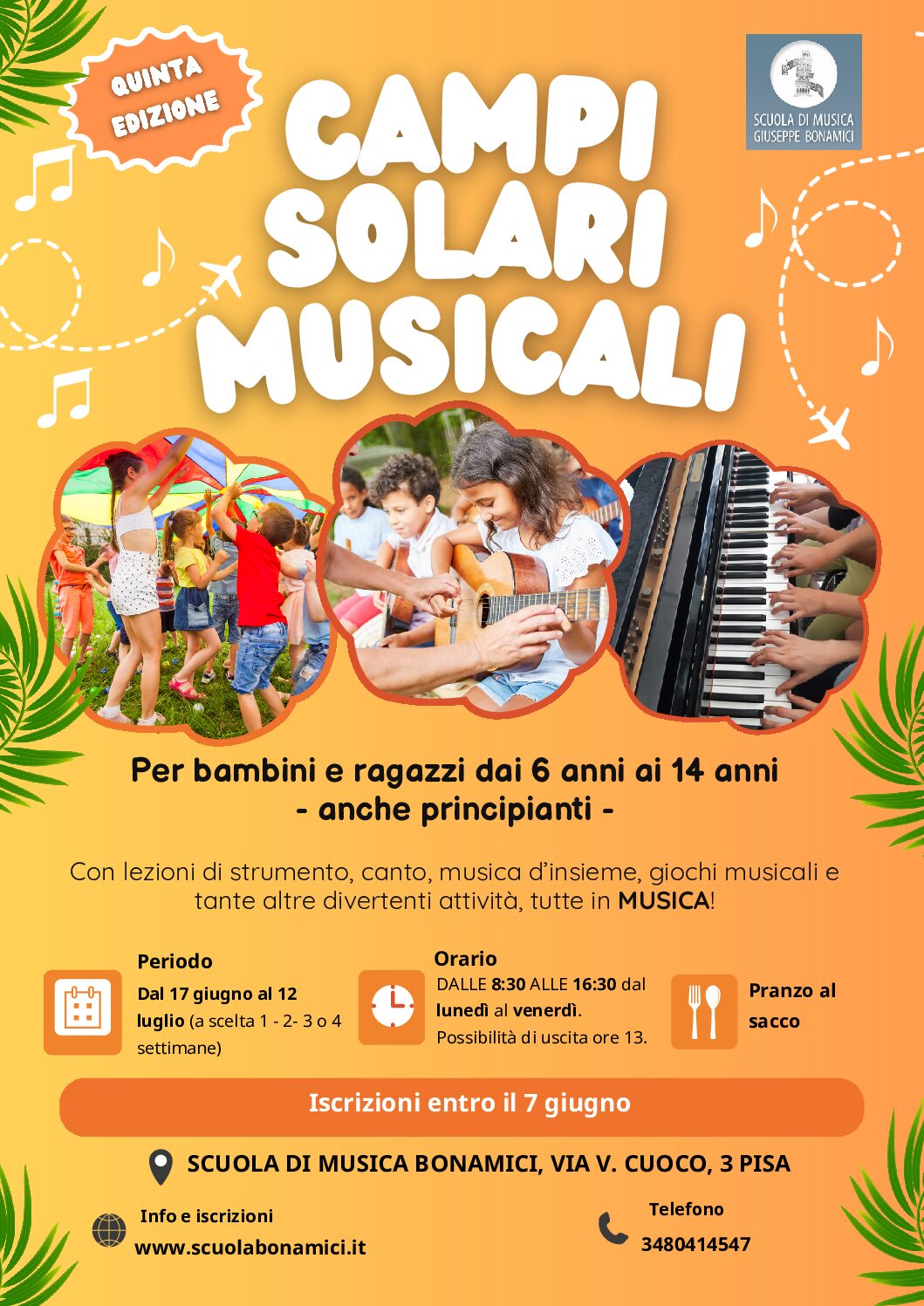Campi Solari Musicali 2025
