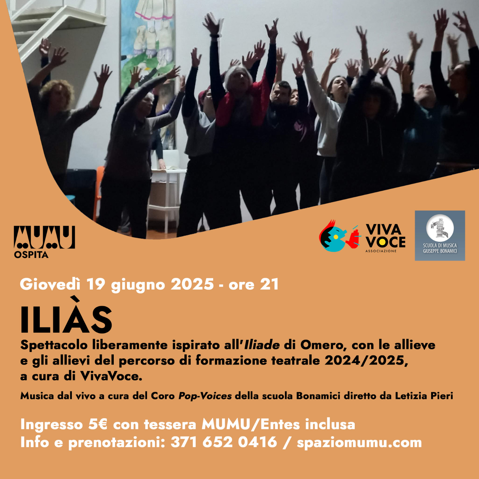 ILIÀS, messa in scena con coro