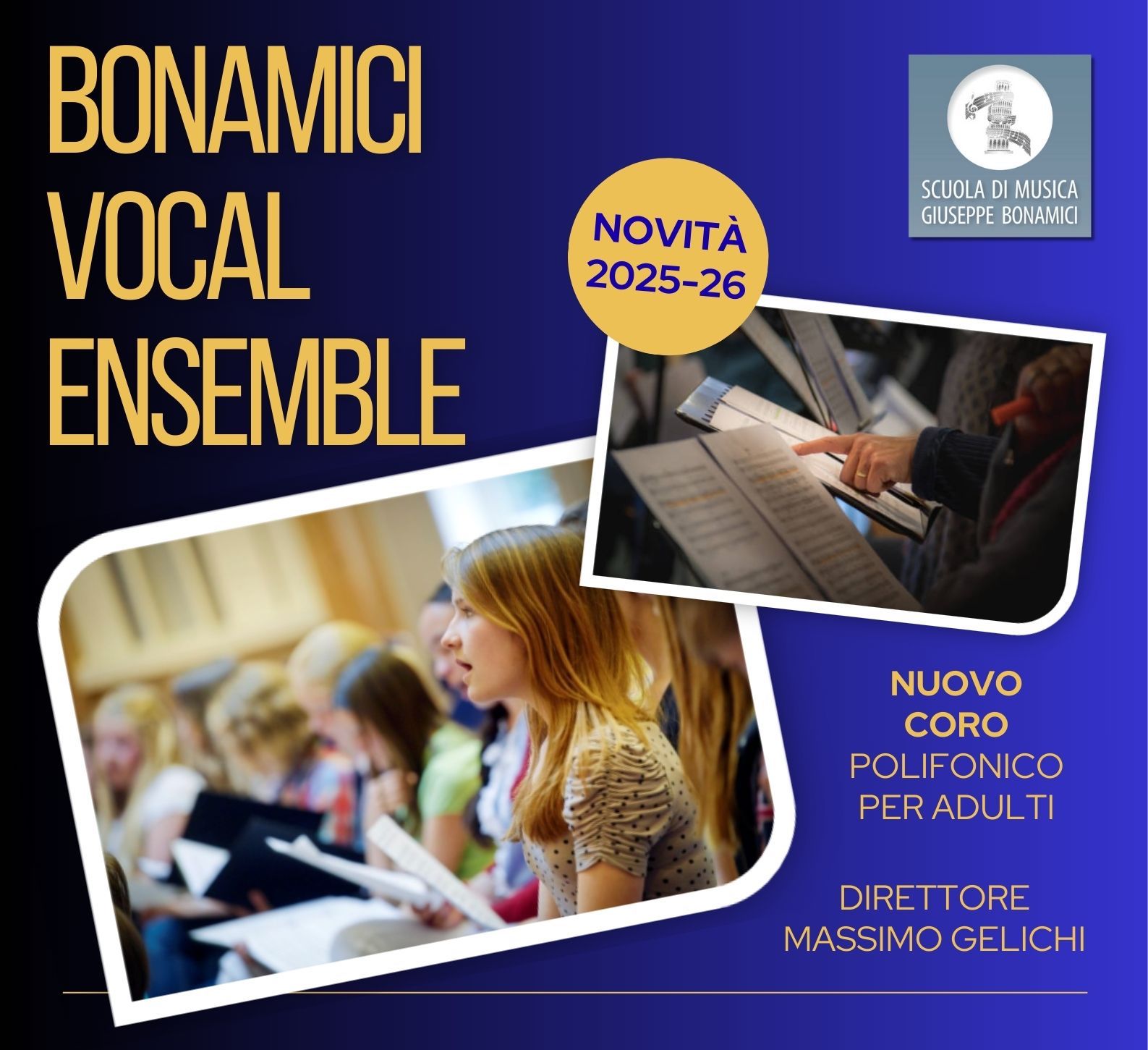 Un nuovo coro polifonico per adulti alla Scuola Bonamici