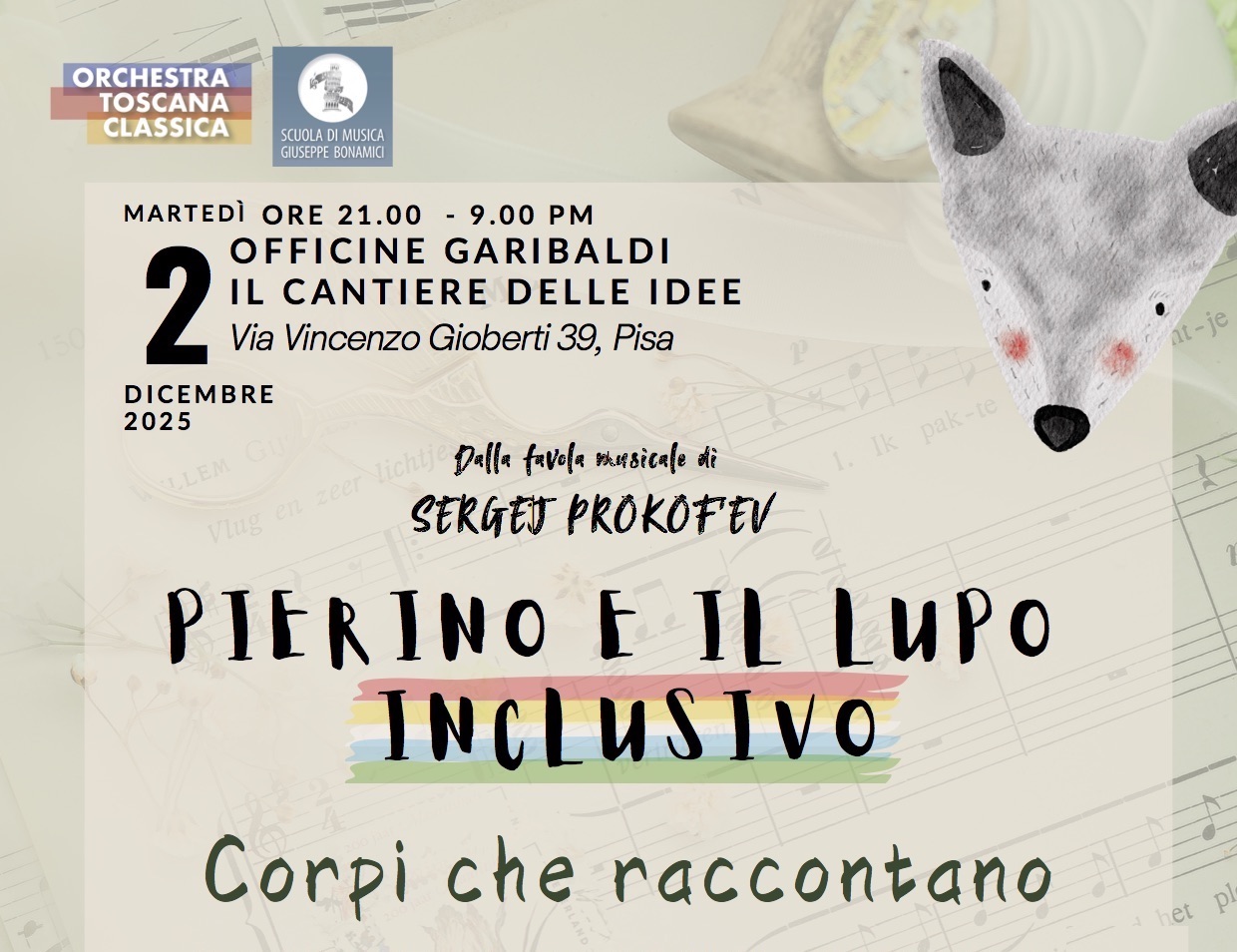 Corpi che raccontano: Pierino e il Lupo inclusivo