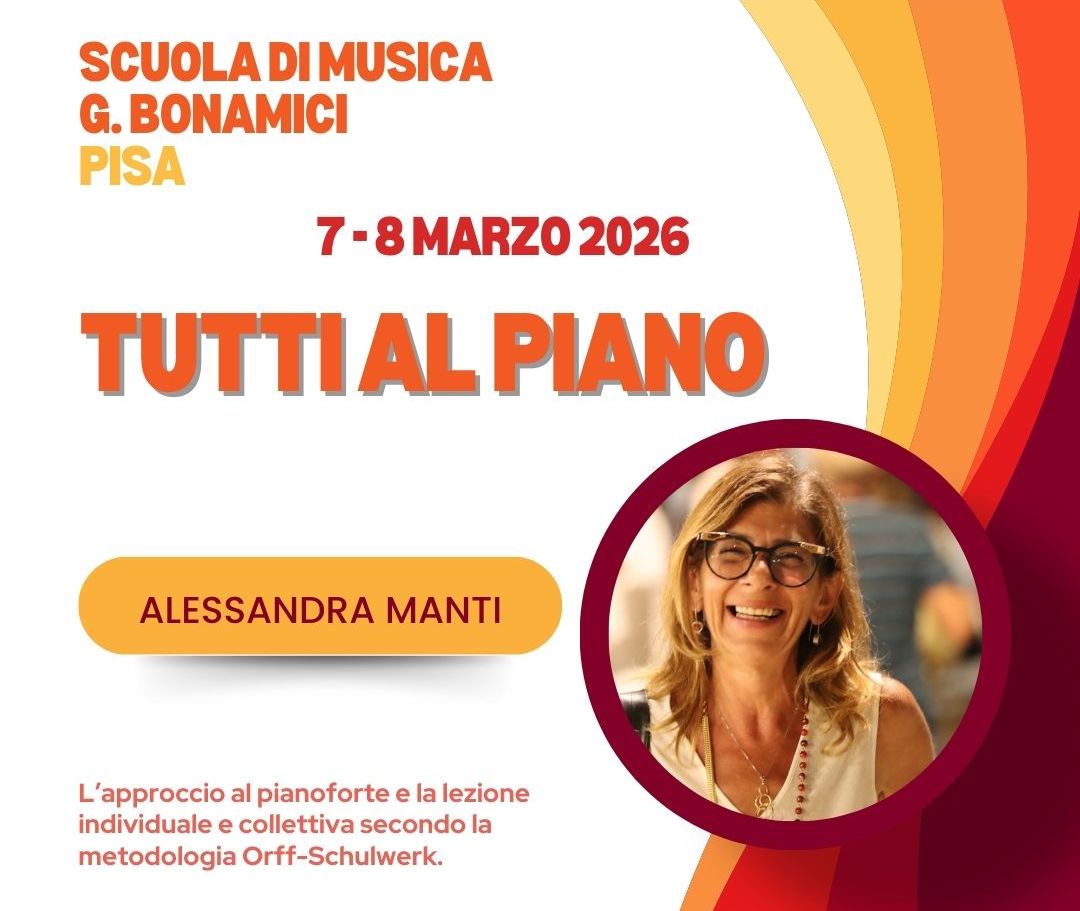 Tutti al piano, corso di formazione con Alessandra Manti