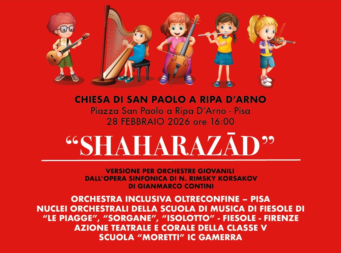 Sharazād, il concerto-spettacolo dell’orchestra inclusiva Oltreconfine